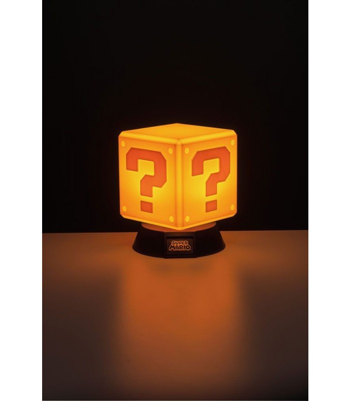 Lámpara de ambiente 3D Question Block de Mario - Nintendo