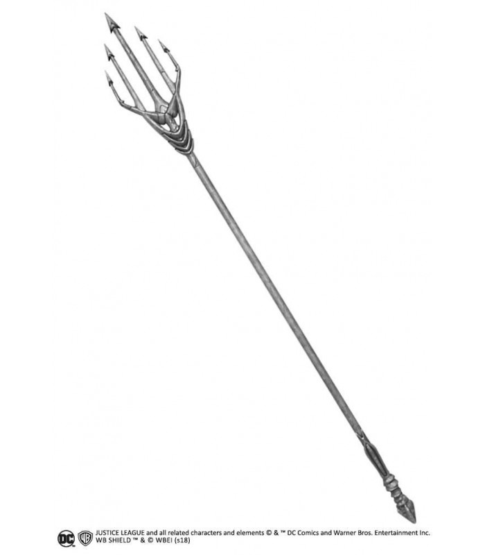 Réplica escala 1:1 del tridente de Aquaman - La Liga de la Justicia