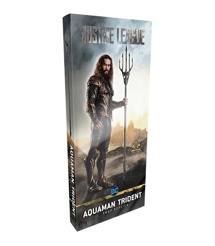 Réplica escala 1:1 del tridente de Aquaman - La Liga de la Justicia