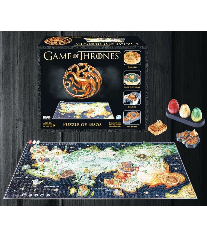 Puzle 3D mapa de Essos - Juego de Tronos