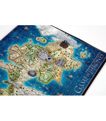Mini Puzle 3D mapa de Poniente (Westeros) - Juego de Tronos