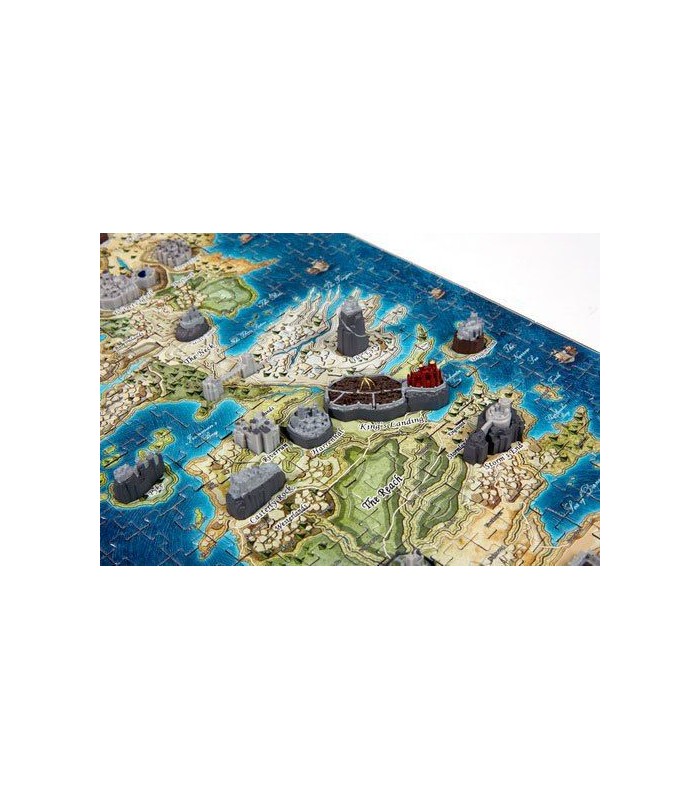 Mini Puzle 3D mapa de Poniente (Westeros) - Juego de Tronos