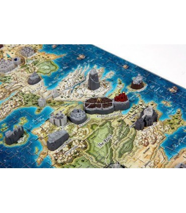 Mini Puzle 3D mapa de Poniente (Westeros) - Juego de Tronos