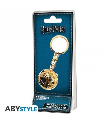 Llavero metálico Snitch Dorada (Golden Snitch) - Harry Potter