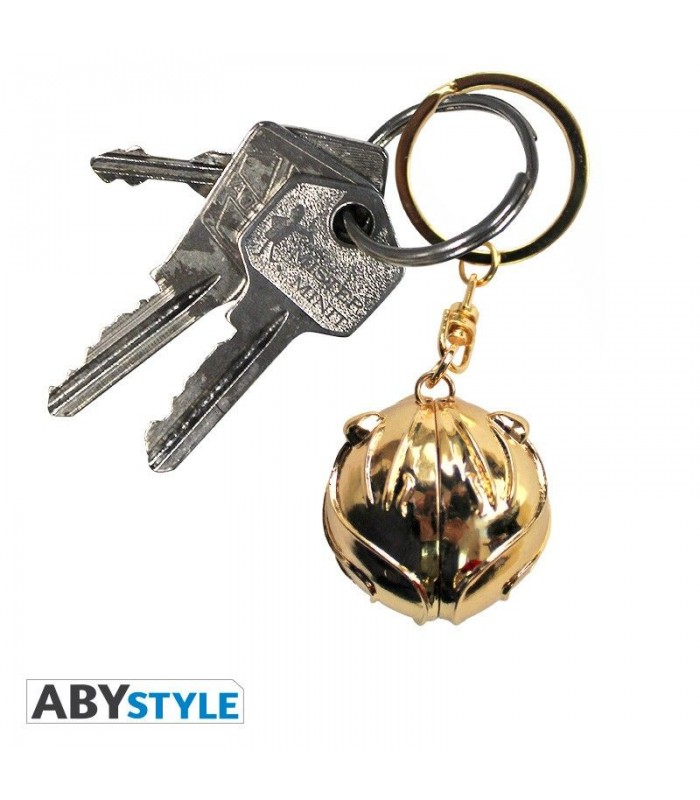 Llavero metálico Snitch Dorada (Golden Snitch) - Harry Potter