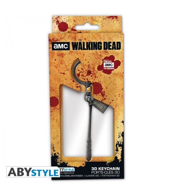 Llavero metálico Lucille bate de Negan - The Walking dead