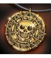 Colgante de Elizabeth Swann Moneda Azteca (Plata en Oro)