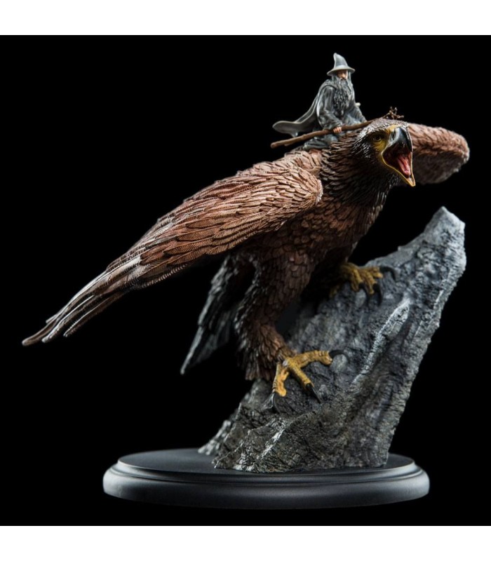 Estatua 15 cm Gandalf montado en Gaihir - El Señor de Los Anillos