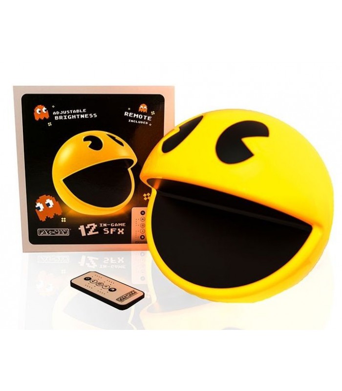 Lámpara de ambiente con mando a distancia y sonido - Pac-Man