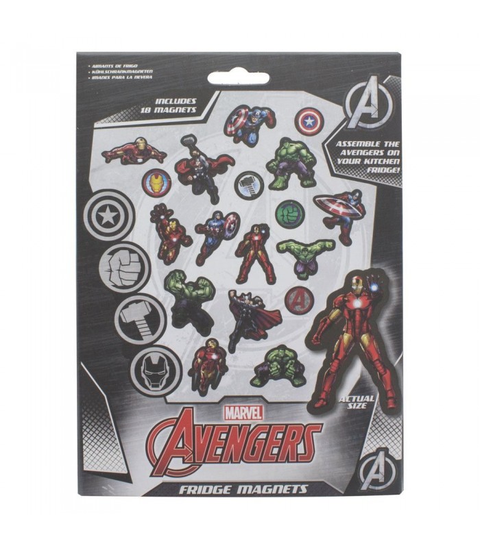 Set de 18 imanes para nevera - Los Vengadores