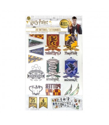 Pack de 35 tatuajes temporales - Harry Potter