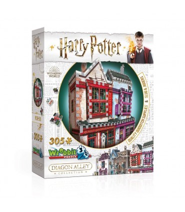 Puzle 3D Tienda de DAC Artículos de Calidad para Quidditch y la Botica de Slug & Jigger - Harry Potter