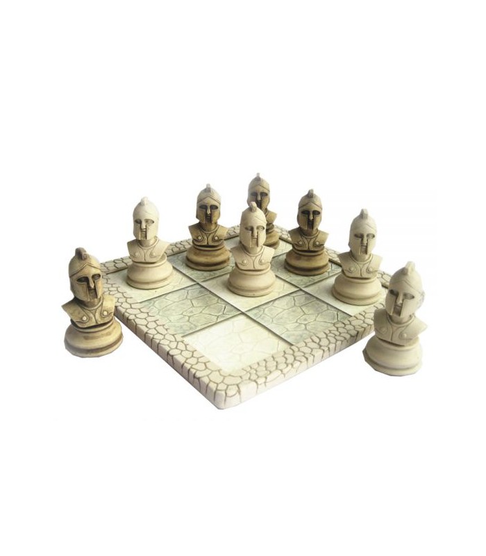 Juego de Tres En Raya Hoplitas Griegos
