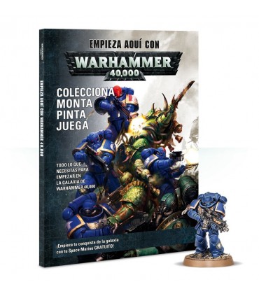 Kit de inicio con revista y miniatura para montar y pintar - Warhammer 40000