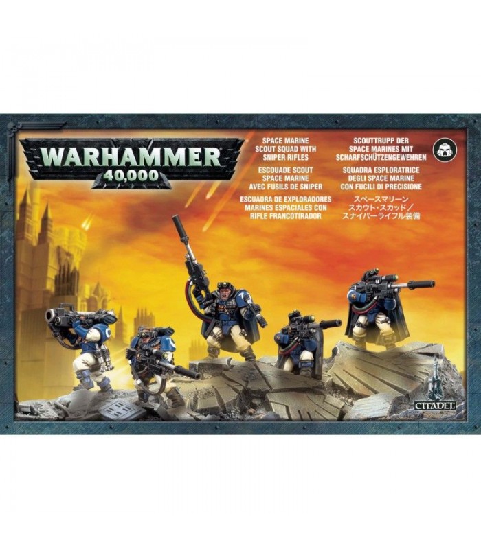 Space Marines Exploradores con rifles de Francotirador - Warhammer 40.000