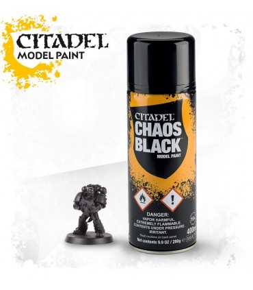 Spray de imprimación Chaos Black - Citadel