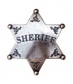Insignia de Sheriff plateada