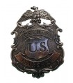 Insignia plateada Deputy Marshal de los Estados Unidos