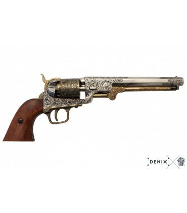 Réplica revolver Colt "navy" de la batalla de campeche