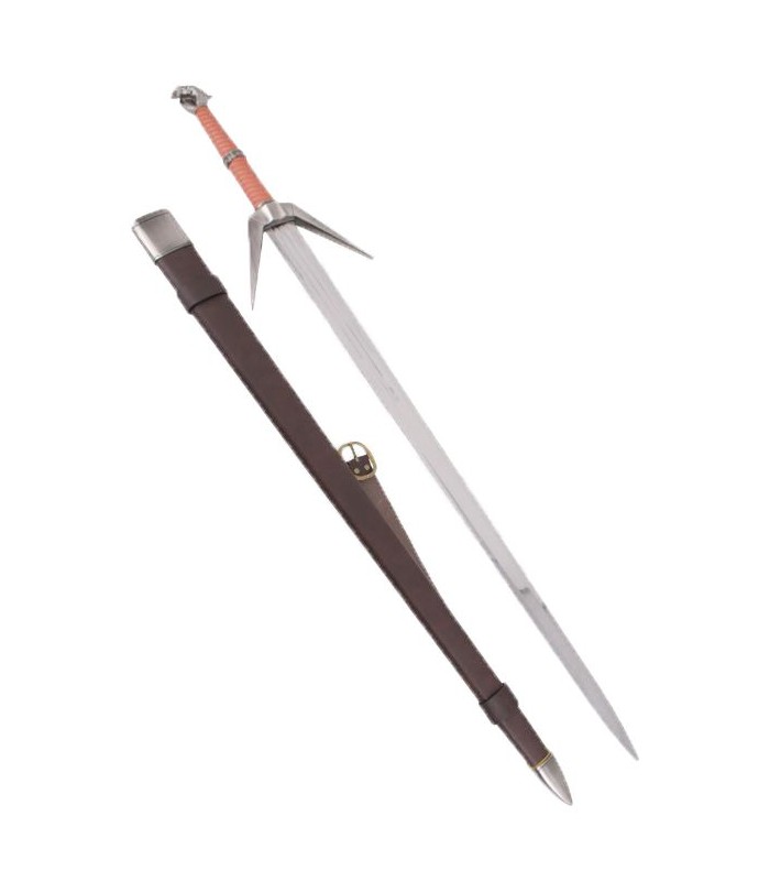 Espada de plata de brujo cazamonstruos