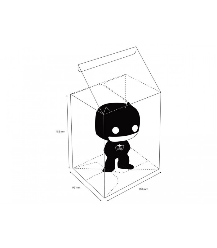 Caja protectora transparente para figuras Funko Pop! de 9 cm