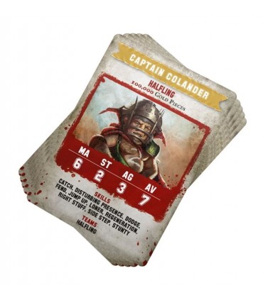 Paquete de cartas de equipo Halflings - Blood Bowl