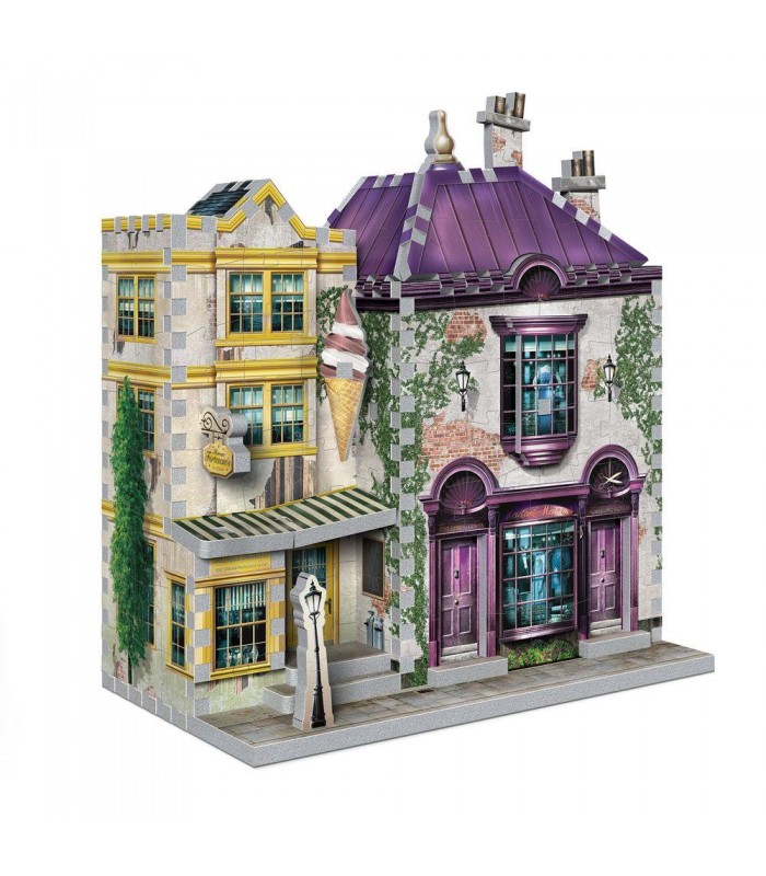 Puzle 3D Boutique de Madam Malkin's y heladería de Florean Fortesque - Harry Potter