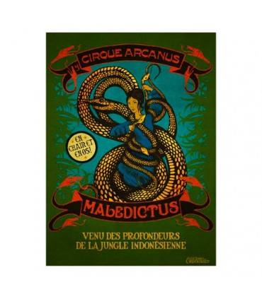 Cartel Maledictus circo arcanus - Animales fantásticos y dónde encontrarlos