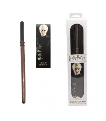 Set de varita de Draco Malfoy con punto de libro - Harry Potter