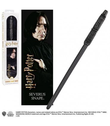 Set de varita de Severus Snape con punto de libro - Harry Potter
