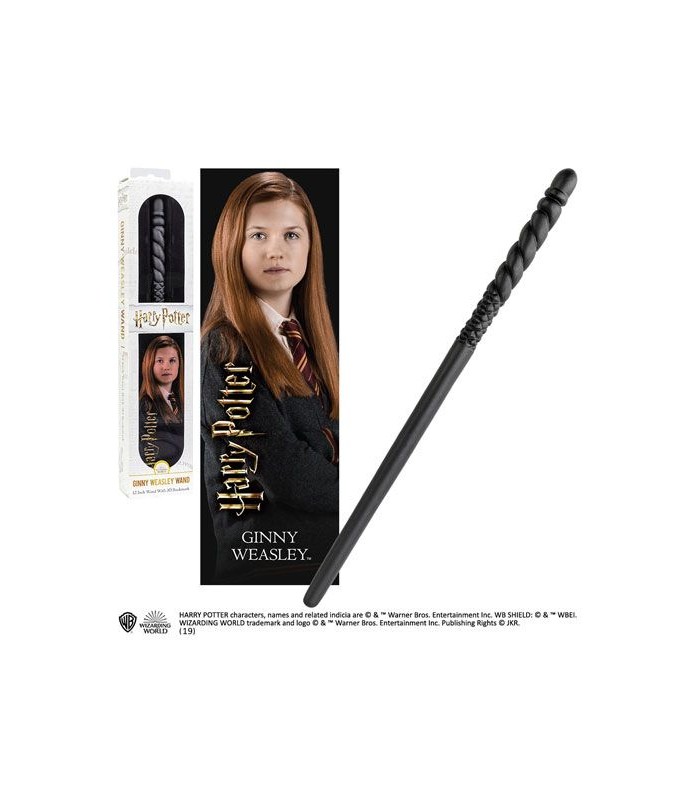 Set de varita de Ginny Weasley con punto de libro - Harry Potter