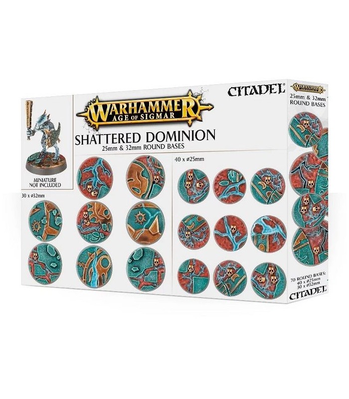 Shattered Dominion- Bases redondas de 25 y 32 mm - Citadel