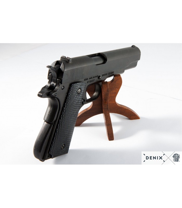 Réplica Pistola semi-automatica Colt M1A1 "1911" con cachas negras.
