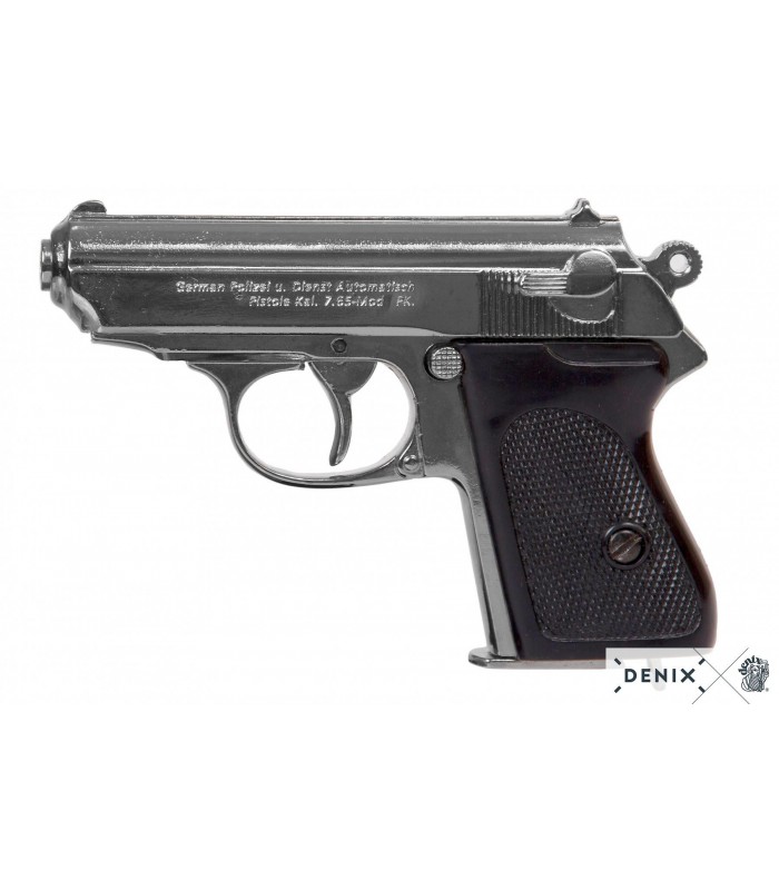 Réplica Walther PPK niquelada