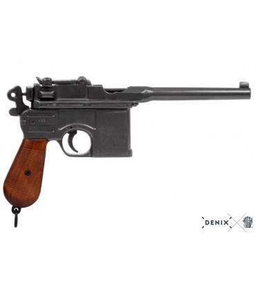Réplica Pistola semi-automatica Mauser C96 "Red 9" con cachas en madera