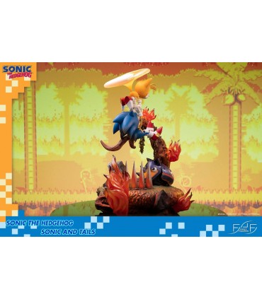 Diorama sonic y tails clásicos - Sonic The Hedgehog