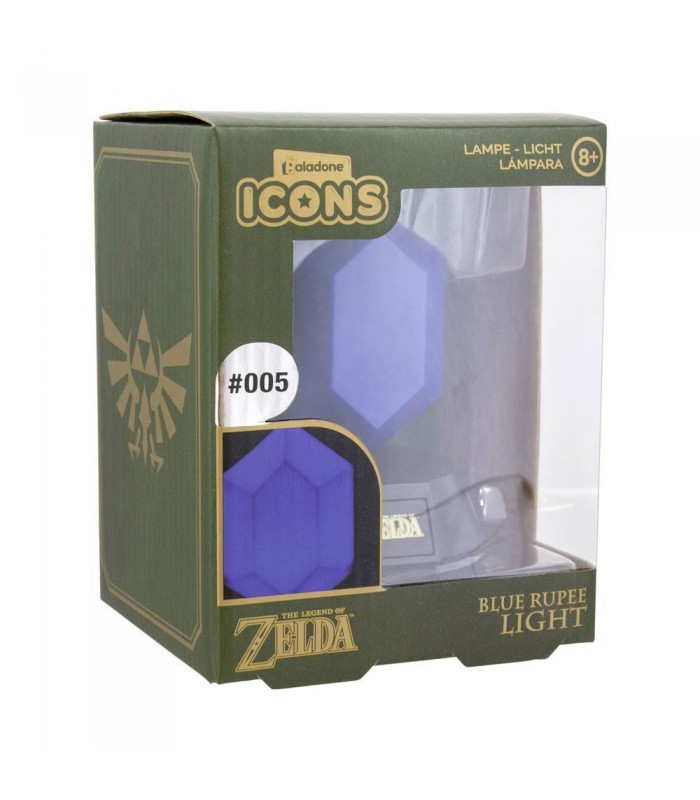 Lampara de ambiente - Rupia azul - The Legend of Zelda