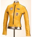 Chaqueta de Cuero Amarilla "La Novia" (The Bride) Kill Bill