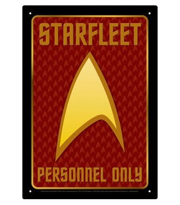 Placa Metálica Personal de la Flota Estelar - Star Trek