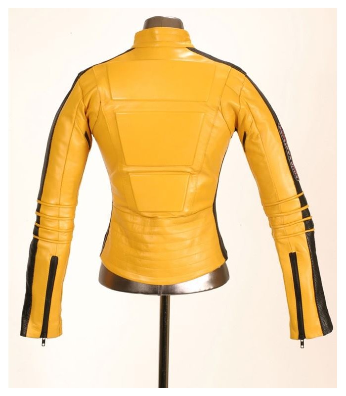 Chaqueta de Cuero Amarilla "La Novia" (The Bride) Kill Bill