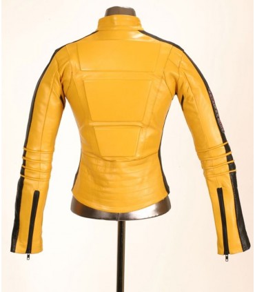 Chaqueta de Cuero Amarilla "La Novia" (The Bride) Kill Bill