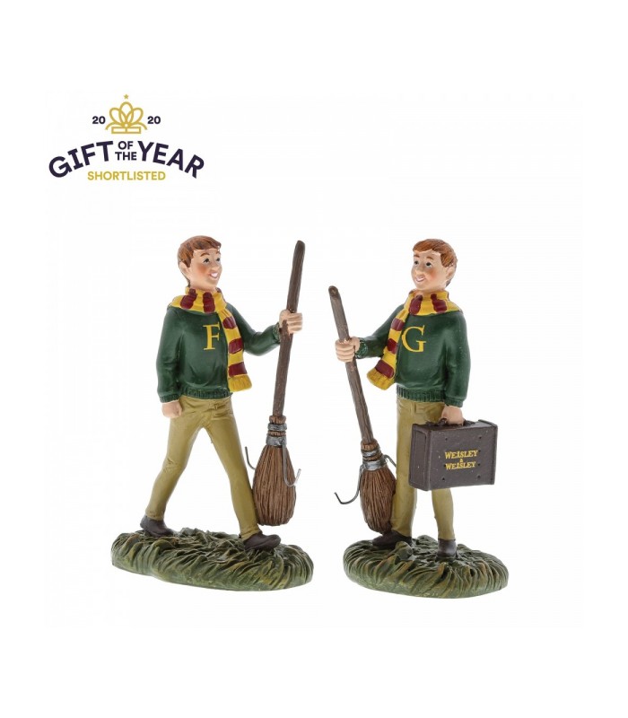 Set de figuras Fred y George - Harry Potter