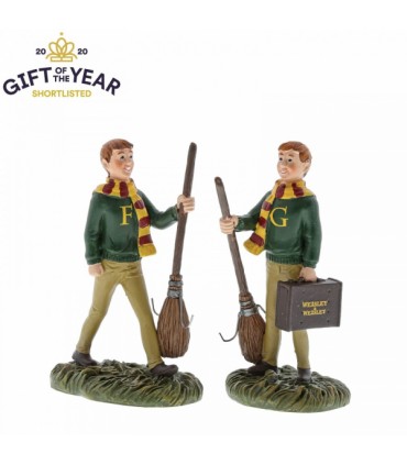 Set de figuras Fred y George - Harry Potter