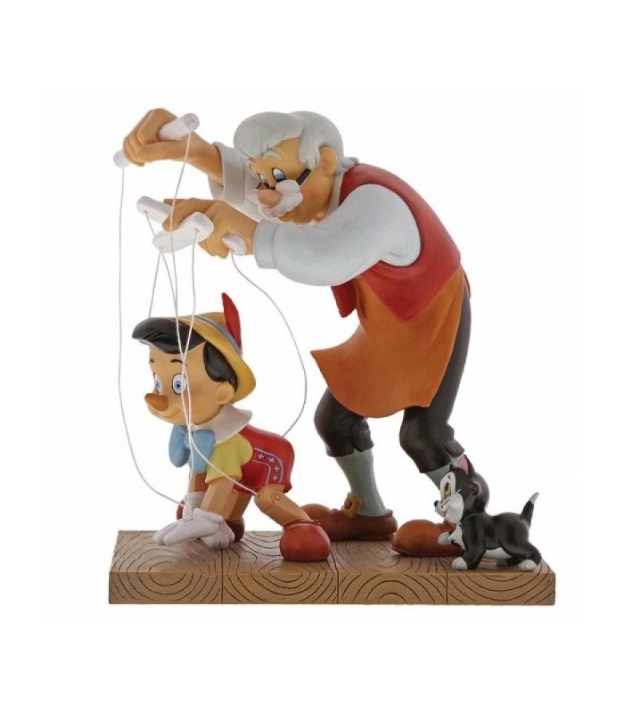 Figura de Geppetto jugando con Pinocho - Disney
