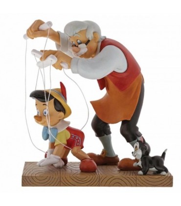 Figura de Geppetto jugando con Pinocho - Disney