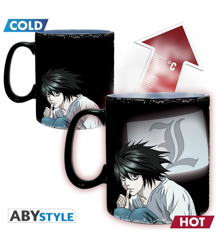 Taza térmica L y Kira - Death Note