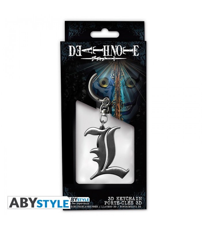 Llavero metálico L - Death Note