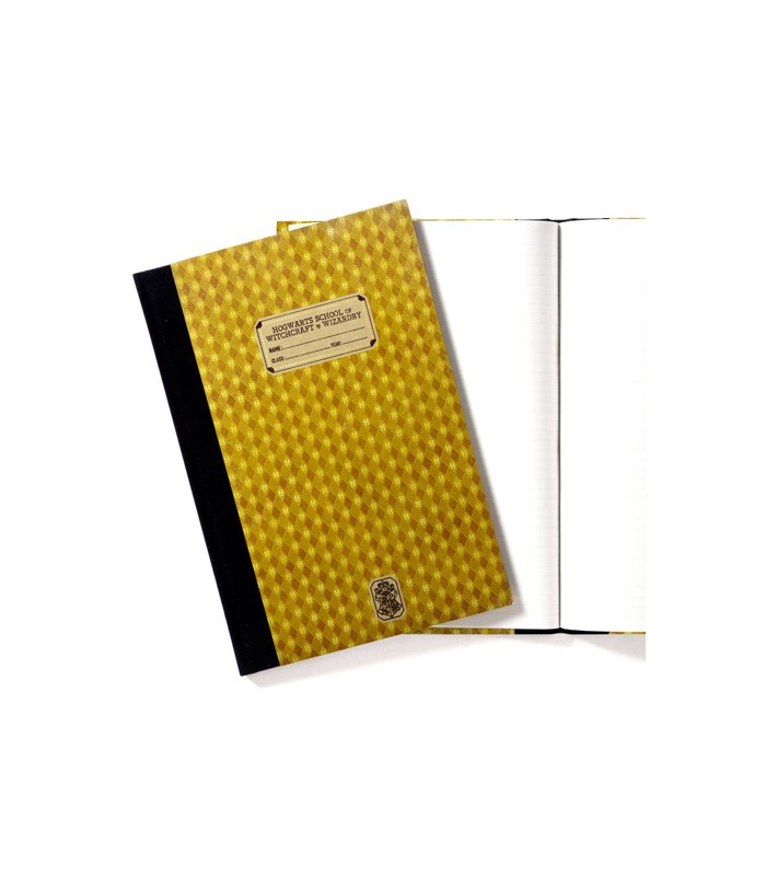 Réplica de la libreta de ejercicios de Hufflepuff de 1910 - Animales Fantásticos - Cuernavilla