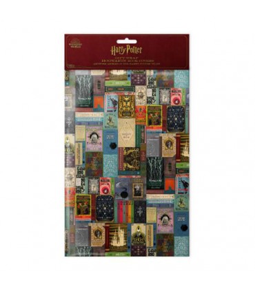 Papel de regalo con estampado de libros - Harry Potter