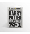 Tarjeta de felicitación del diario El Profeta - Harry Potter